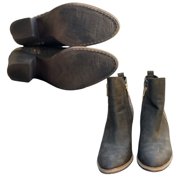 Rhinestone Western Style Ankle Booties by Boutique By Corkeys - Picture 3 of 11